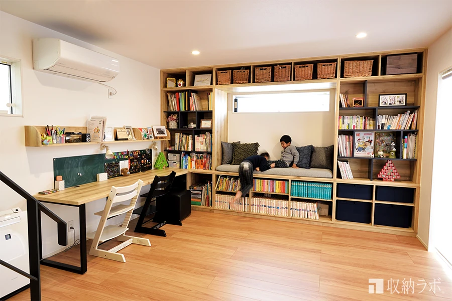 本をインテリアとして魅せる！オーダメイド本棚で理想の空間を作った