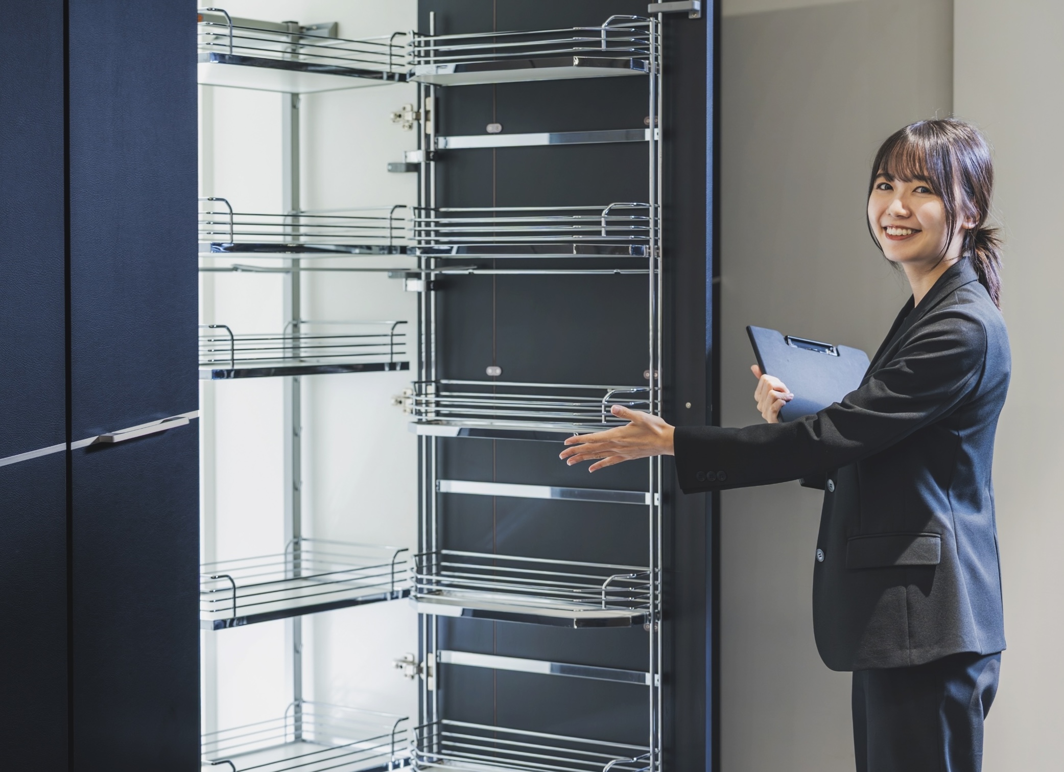 ショールームでの体験&相談の様子