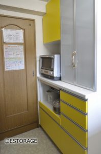 小スペースに大容量のキッチン収納
