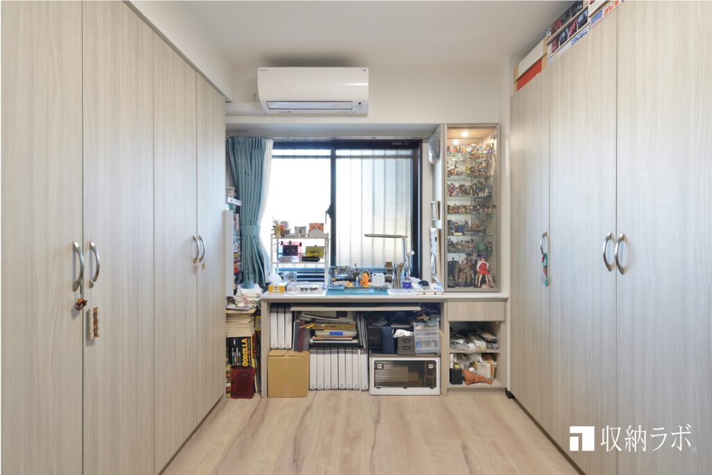 趣味の時間を豊かにする、壁面収納