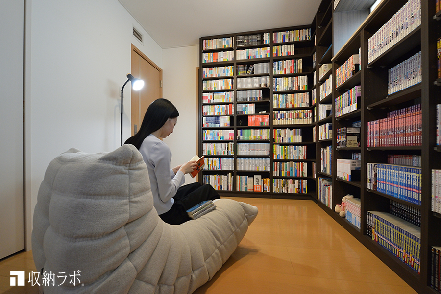 オーダー家具で叶えた、図書館のような住空間