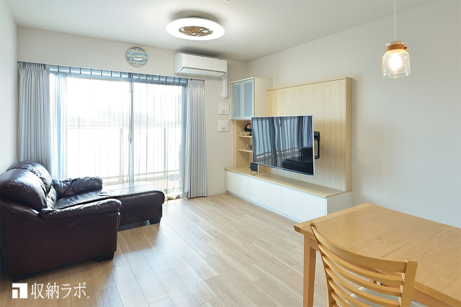 住まいにフィットする設計で、家族の時間を育むオーダー家具